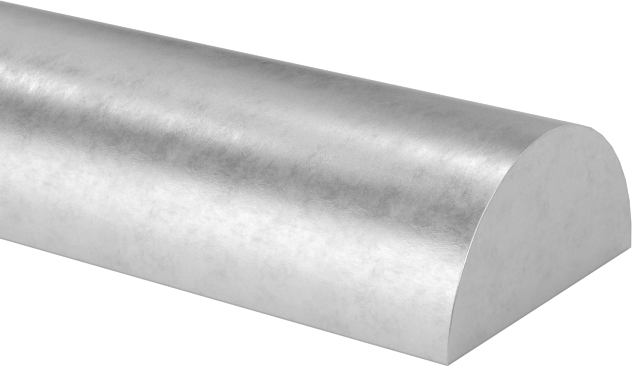 Çok Amaçlı 304 Paslanmaz Çelik Yarım Yuvarlak, 1/4" Çap