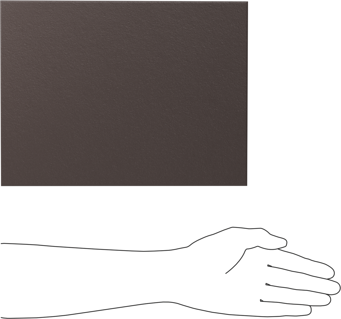 Yüksek Sıcaklık Esnek Mıknatıs, 1/16" Kalınlık, 9" Genişlik, 12" Uzunluk