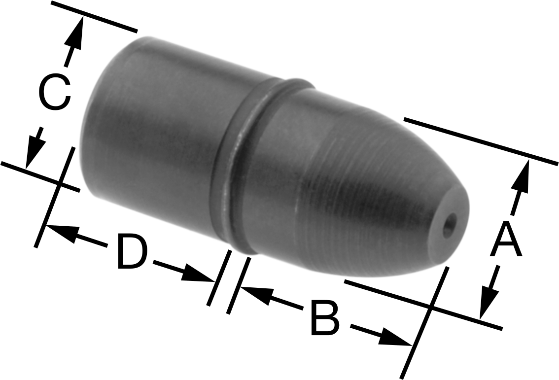 Eşleştirme Yerleştirme Pimi, 6 mm Çap x 9.2 mm Yükseklik, Konik Baş