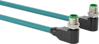 M12 Konektörlü Ethernet Kablosu, A Kodlu