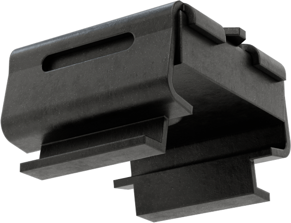 Kafes Somun, 10-24 Fosfat Kaplı Çelik, 0.025"-0.063" Kalınlıkta Panel