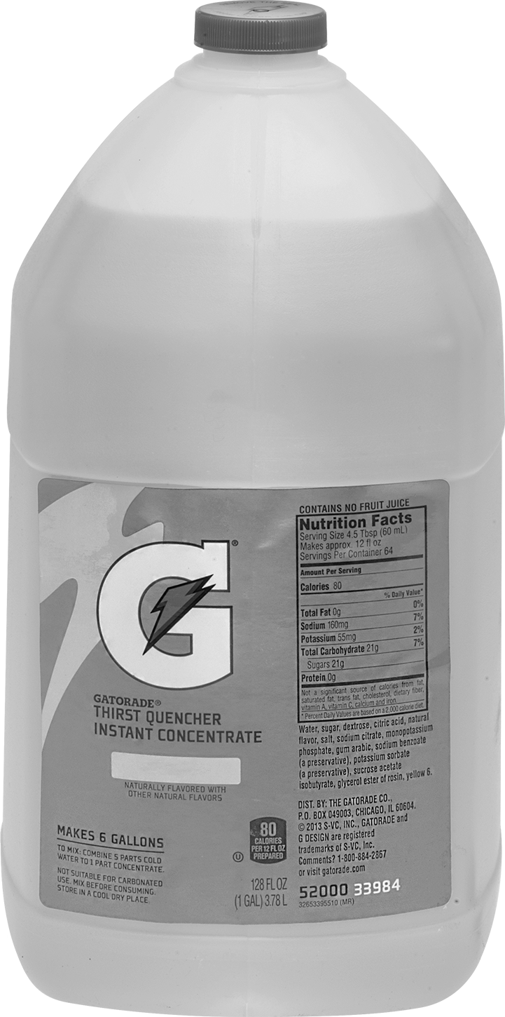 Gatorade, Sıvı Konsantresi, 6 Galon Üretir