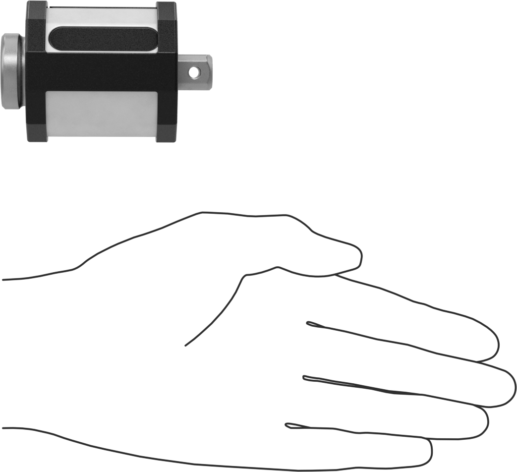 Döner Tork Test Cihazı, USB-B Veri Bağlantısı, 1/2" Kare Tahrik, 350 ila 1750 in.-lbs.
