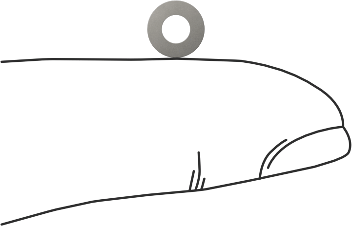 Sert Fiber Pullar, 4 Numaralı Vida için, 0.125" İç Çap, 0.250" Dış Çap, 0.014"-0.016" Kalınlık