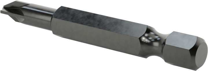 Pozidriv® Klemens Vida Ucu, Elektrikli Aletler için 1/4" Altıgen Şaft, 1 Numaralı Boyut