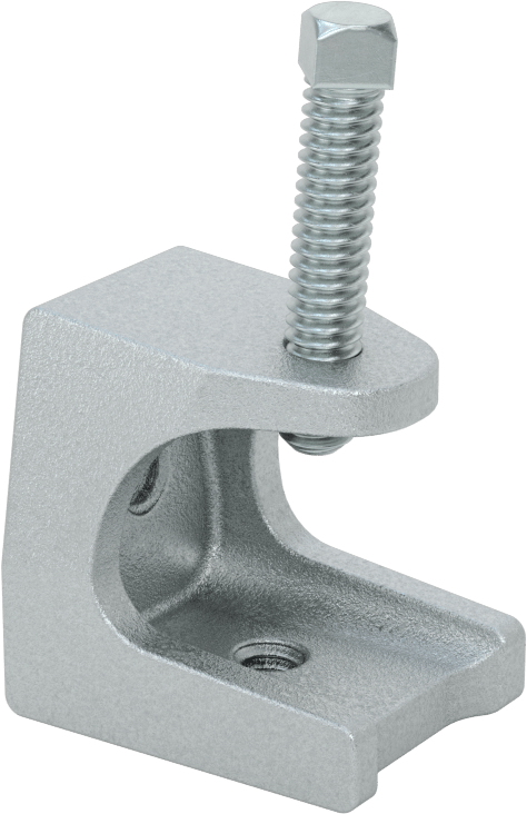 Gijon için Kiriş Kelepçesi, Alttan Montaj, Çinko Kaplı Demir, 1/4"-20 Çubuk Boyutu için