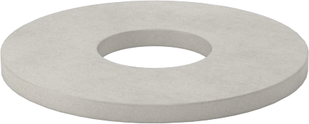 Sert Fiber Pullar, 2 Numaralı Vida için, 0.094" İç Çap, 0.250" Dış Çap, 0.014"-0.016" Kalınlık — Sert Elyaf, Düz, 0.094"