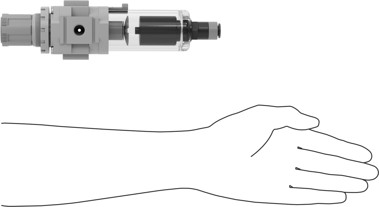 SMC Modüler Basınçlı Hava Filtresi/Regülatörü, Yağ Giderme için, Seri Awd30-D, 1/4 NPT Dişi