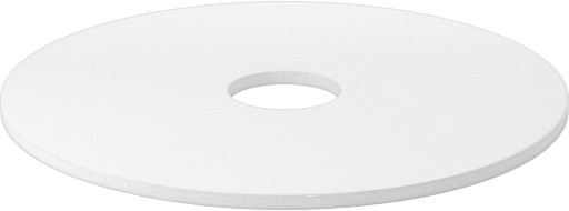 PTFE Plastik Pul, 12 Numaralı Vida için, 0.25" İç Çap, 1.25" Dış Çap, 0.027 inç - 0.035 inç Kalınlık