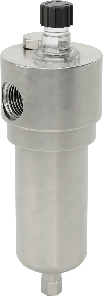 Paslanma ve Aşınmaya Dayanıklı Basınçlı Hava Yağlayıcı, 316 Paslanmaz Çelik Muhafaza, 1/2 NPT Dişi — 316 Stainless Steel, Stainless Steel…