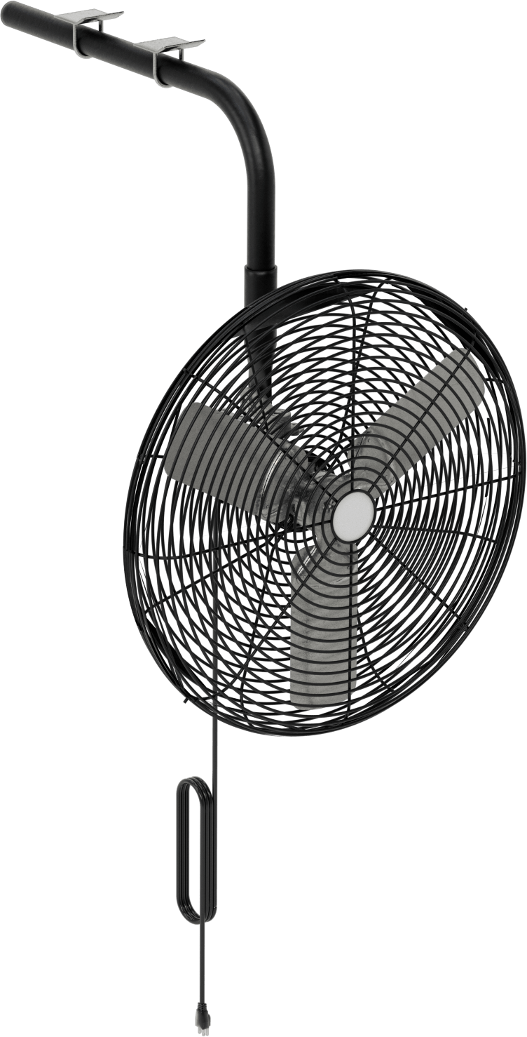 Ekonomik Fan, Kiriş Montajı, Salınımlı, 30" Bıçak Çapı — 30", Salınımlı, Işın