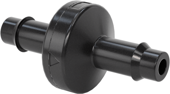 Çekvalf, Yüksek Çevrimli, Naylon Plastik Gövde, 1/4" Boru İç Çapı için — Nylon, Plastic, 0.5 psi, Hava, Su