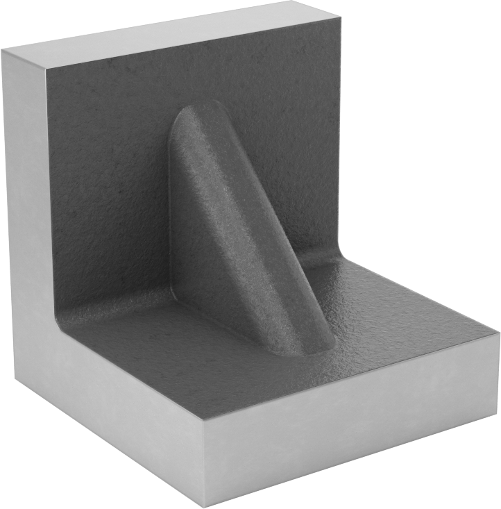 Sıkı Toleranslı Açı Plakası, 2" Uzunluk x 2" Genişlik x 2" Yükseklik