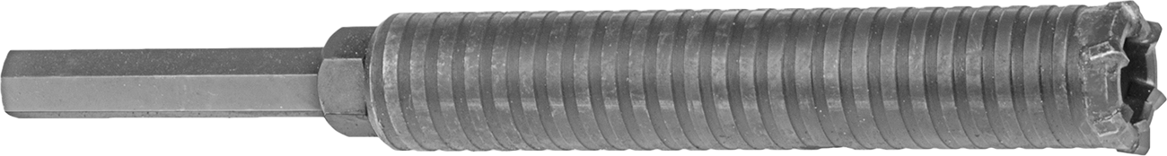 Altıgen Şaftlı Karbür Uçlu Delik Matkabı, Duvar ve Beton için, 1" Boyut, 9" Toplam Uzunluk