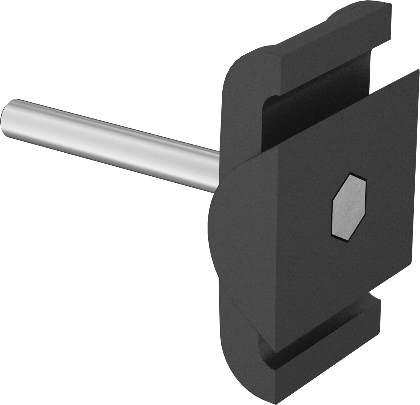 4" Uzunlukta, Çubuklar için Kelepçeli 2 Hatlı Montaj Çubuğu — Montaj Çubuğu, 12 mm, 4"