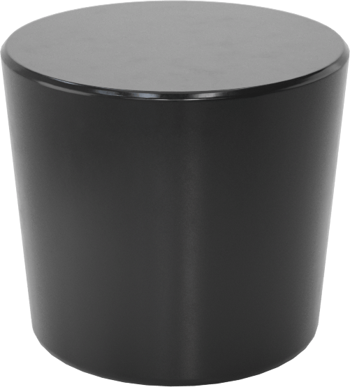 SBR Kauçuk Konik Tapa, Anma Ölçüsü 5.5, 63/64" ila 1-3/64" İç Çap için, Delik Olmadan