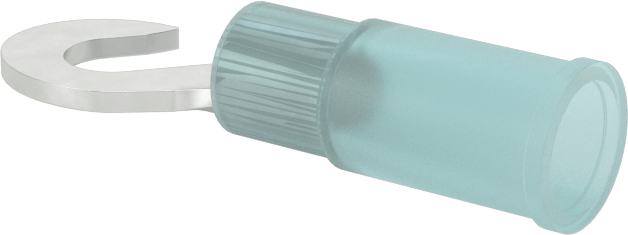 Kanca Terminalleri, Naylon Yalıtım, 12-10 AWG ve 10 Numaralı Vida Boyutu için