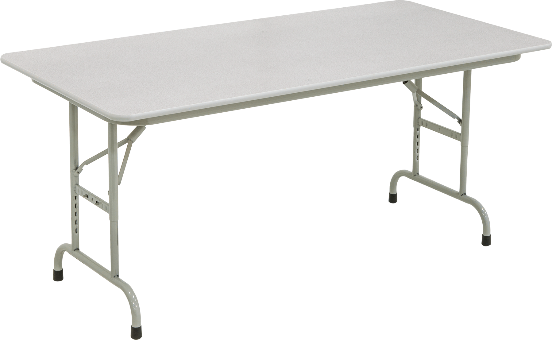Yüksekliği Ayarlanabilir Laminat Üstlü Katlanır Masa, Sabit, 22"-32" Yükseklik x 60" Genişlik x 30" Derinlik