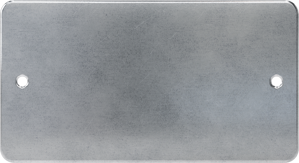 Galvanizli Çelik Kabartmalı Mesaj Plakası, 3" Yükseklik, 5-1/2" Genişlik