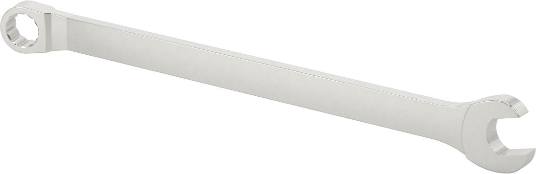 12 Uçlu Açıklık Kombinasyon Anahtarı, Yüksek Kaldıraç, 13 mm Boyut, 9" Toplam Uzunluk