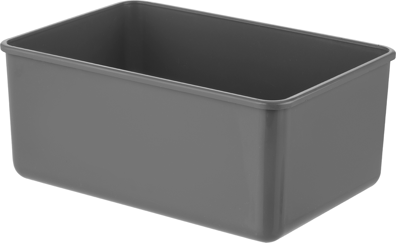 Yiyecek ve İçecek için Plastik Saklama Kabı, Metal ve X-Ray ile Algılanabilir, 64 oz. Kapasite