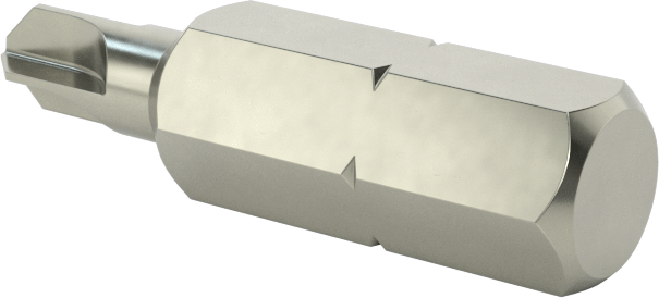 Torq-Set® Ucu, 1/4" Altıgen Şaft, 0 Numaralı Vida Boyutu için