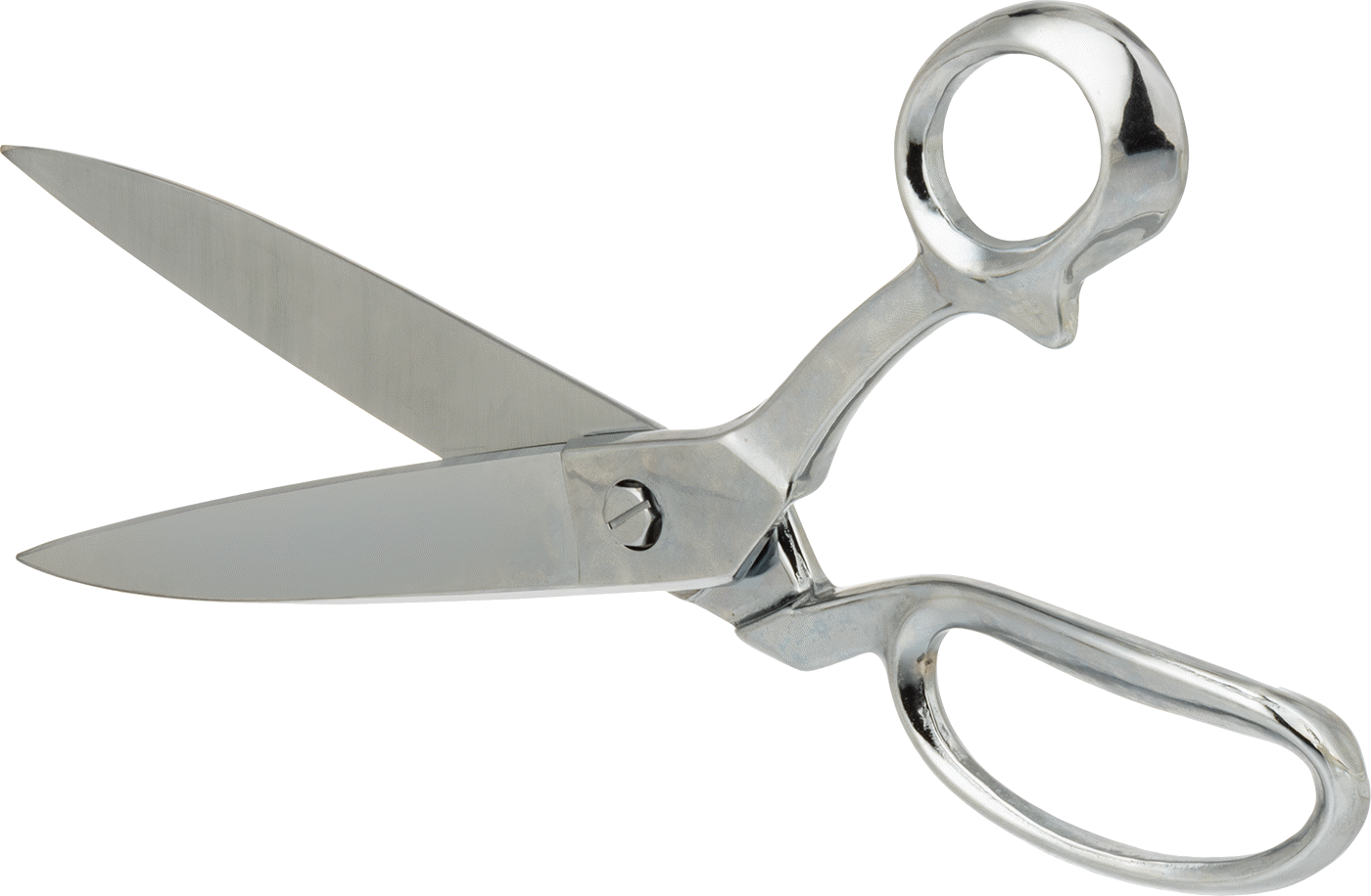 Makas, Kauçuk ve Kumaş için, Sağ El, 12" Toplam Uzunluk 6-3/4" Kesme Uzunluğu