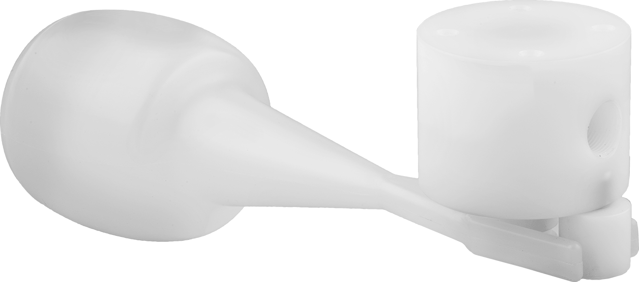 With Polypropylene Float Rod