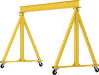 Ayarlanabilir Portal Vinç, Boyalı Çelik