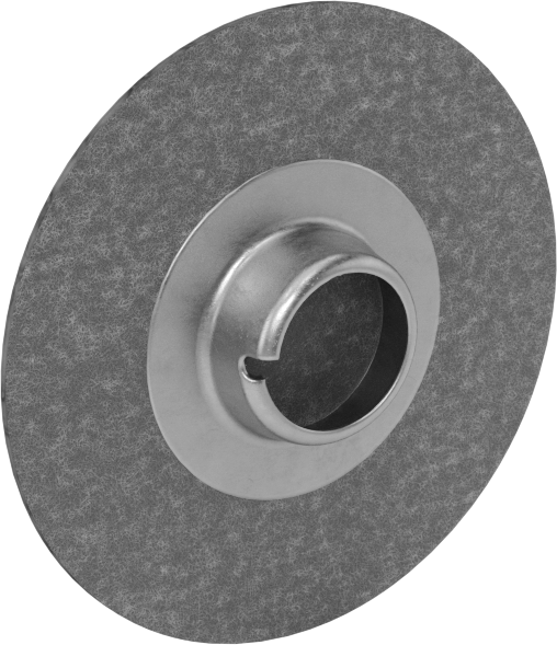 Paslanmaz Çelik ve Sert Metaller için Hızlı Değiştirilebilir Zımpara Diski, 1-1/2" Çap, 3M Tsm'ye Eşdeğer, 120 Kum