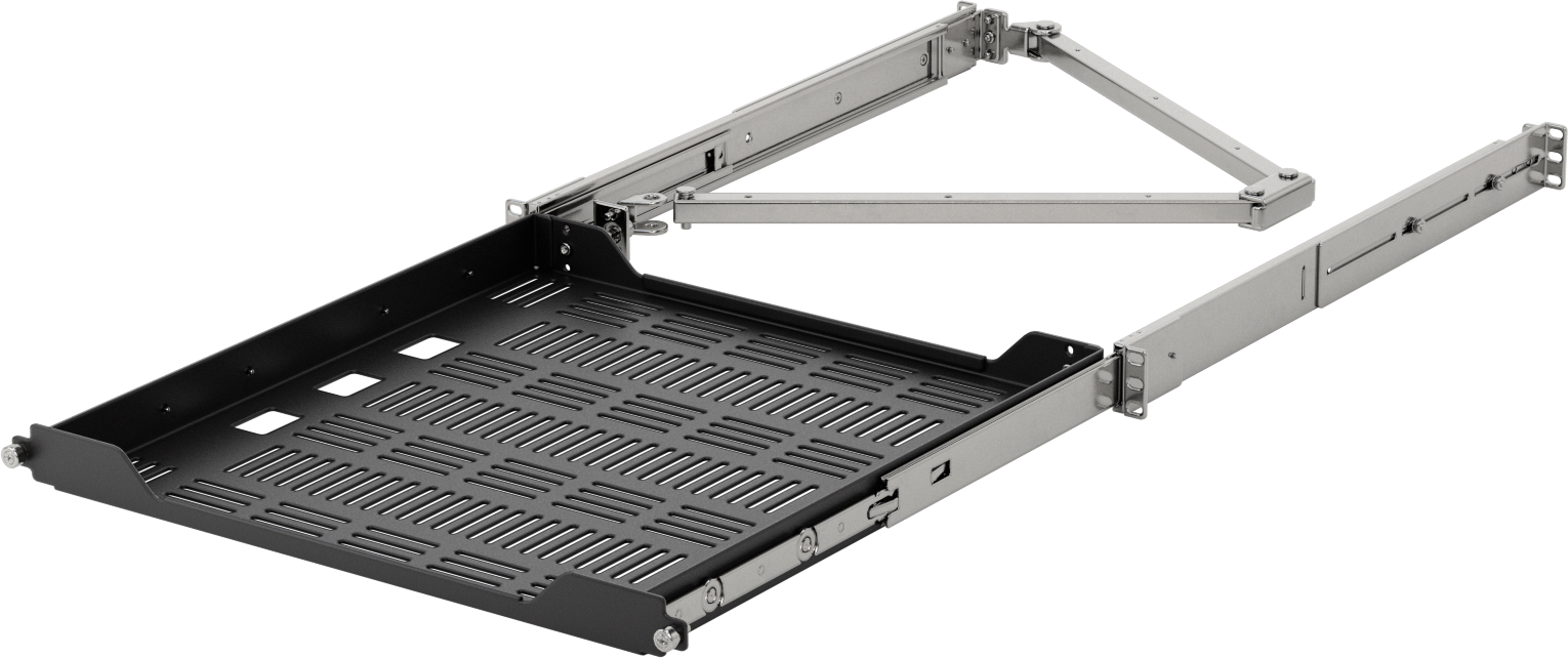 Elektronik Kabin Rafı, Toz Boyalı Alüminyum, 16-3/4" x 18" Raf