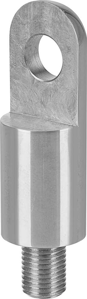 Dik Açı Dişli Adaptör, Vida ile Sabitleme, Bükülüp Sabit Kalan Konumlandırma Kolu için — Dik Açı Dişli Adaptörü, 303 Stainless Steel, Sta…