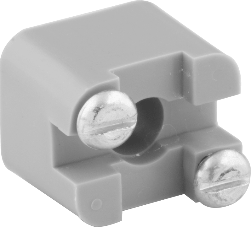 Modüler Dağıtım Çubuğu için Yüzeye Monte Braketler — Yüzey, 19 mm, Braket