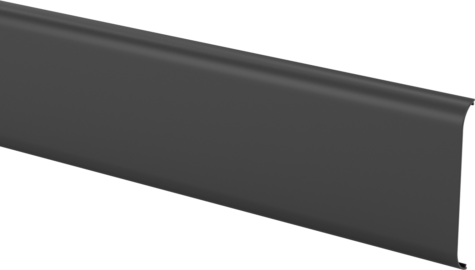 Birbirine Geçmeli Yüzey Koruyucu, 12 Fit Uzunluk x 7-3/4" Genişlik x 1" Kalınlık — Düz Arka Yüzey, 7 3⁄4", 1"