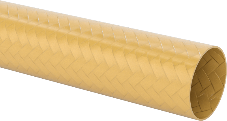 Aşınmaya Dayanıklı Kevlar Tüp, 0.655" Dış Çap, 5/8" İç Çap, 12" Uzunluk