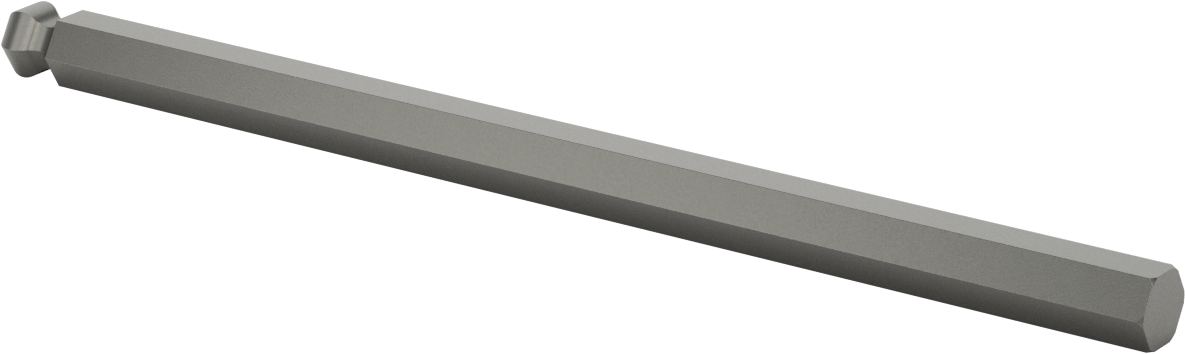 Bilyalı Uçlu Tornavida Mili, 5/8" Altıgen Ölçü, 11-3/4" Toplam Uzunluk