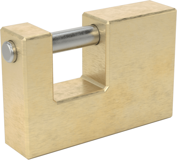 Hava Koşullarına ve Kesilmeye Dayanıklı Asma Kilit, Katı Pirinç Gövdeli, Master Lock 605Dat