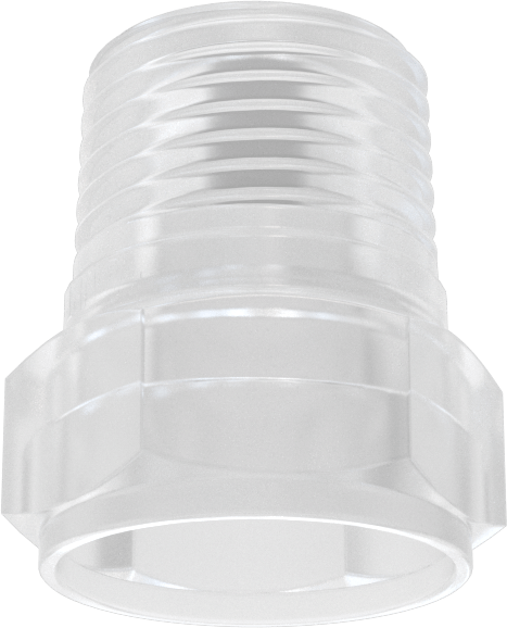 PVDF Hızlı Değiştirilebilir Uçlu Püskürtme Nozulu için 1/2 NPT Erkek Nozul Tabanı — -, Plastic, PVDF, -