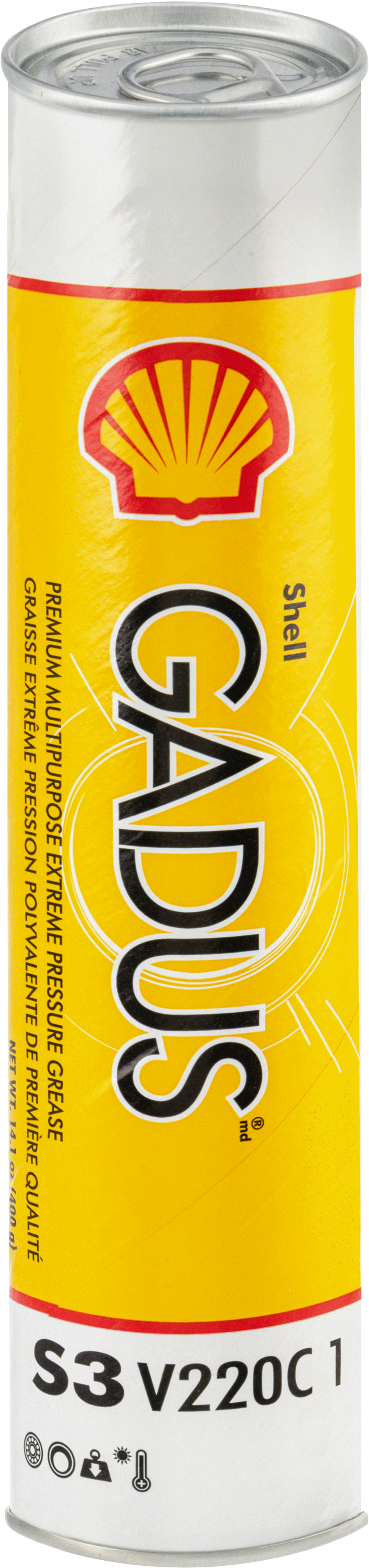 Lityum Kalınlaştırıcılı Kabuk Gres Yağı, Gadus S3 V220C, NLGI Sınıf 1, 14 FL. oz.