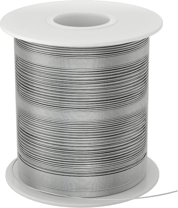 Elektronik Ürünler için Kolay Temizlenebilir Özlü Lehim, Kurşunlu, %60 Kalay, 0.015 inç Çap, 1 lb.