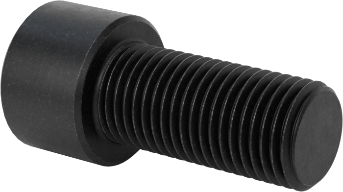 Siyah Oksit Alaşımlı Çelik Alyan Başlı Vida, Sınıf 12.9, M14 x 1.5 mm Diş Boyutu, 30 mm Uzunluk