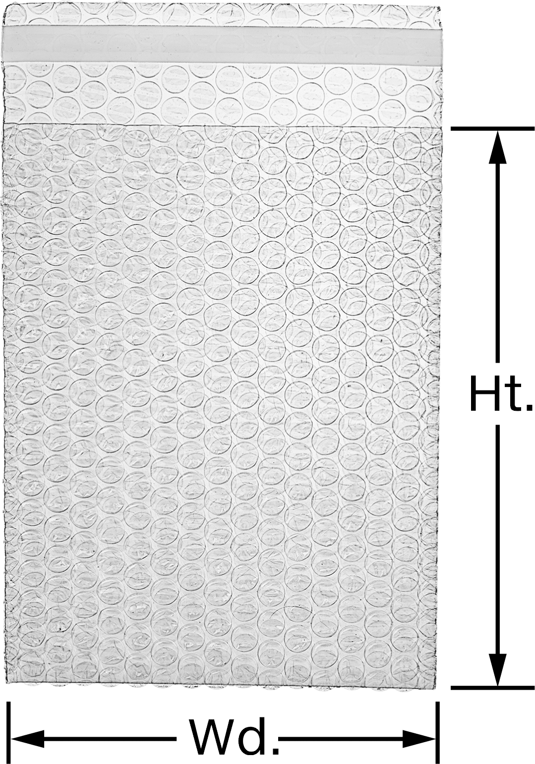 Kabarcıklı Nakliye Zarfları, Korozyon Önleyici, 4" Genişlik, 6" Yükseklik