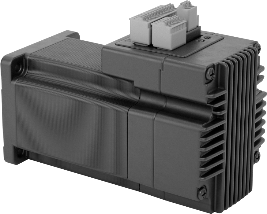 Step Motor, Entegre Hareket Kontrollü, NEMA 24, 340 in.-oz. Maksimum