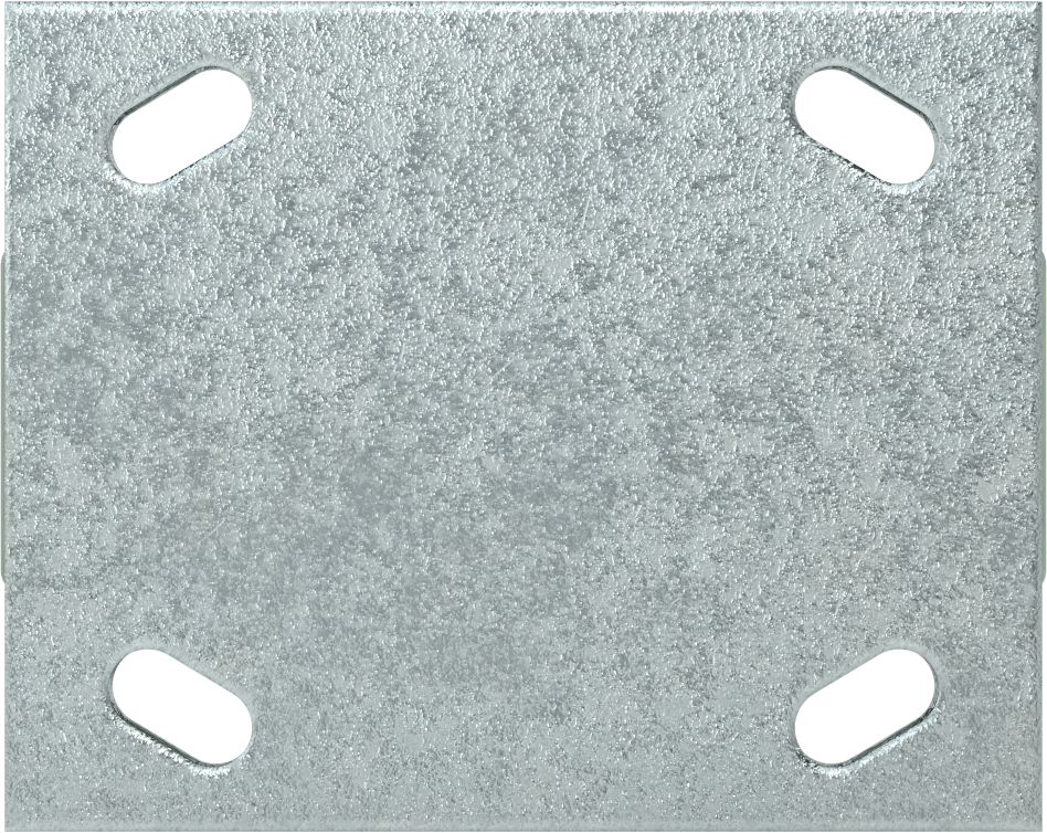 5" x 4" Montaj Plakalı Yüksek Kapasiteli Spartan Tekerlek, 6 inç Çapında Çelik Tekerlekli Sert