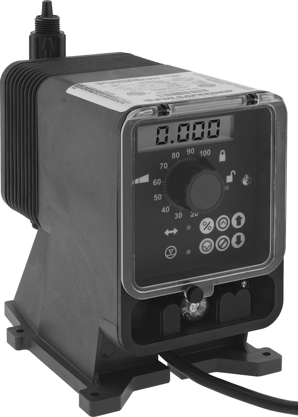 Uzaktan Ayarlı Yüksek Hassasiyetli Dozaj Pompası, Kimyasallar için, 120V AC, Günde 0.005-5 Galon