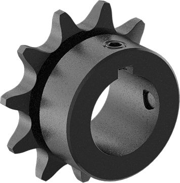 Çelik Tek Sıralı Dişli, ANSI 41 Makaralı Zincir ve 7/8" Mil Çapı için