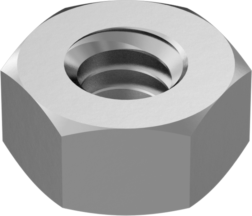 1/4"-20 Sağ Diş 316 Paslanmaz Çelik Gerdirme için Sıkma Somunu - Kaldırma Amaçlı Değildir — 1⁄4"-20, Sağ Yönlü, 316 Stainless Steel, Stai…