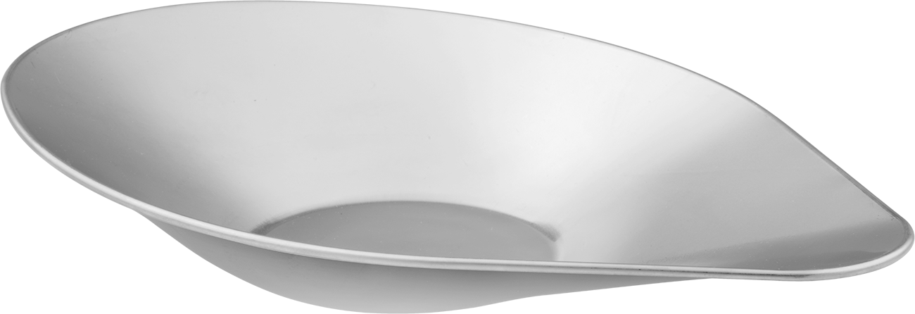 Tartım Kepçesi, Paslanmaz Çelik, 11-3/4" Uzunluk x 7-3/8" Genişlik x 1-5/8" Yükseklik — Paslanmaz Çelik, 1 5⁄8", Pürüzsüz