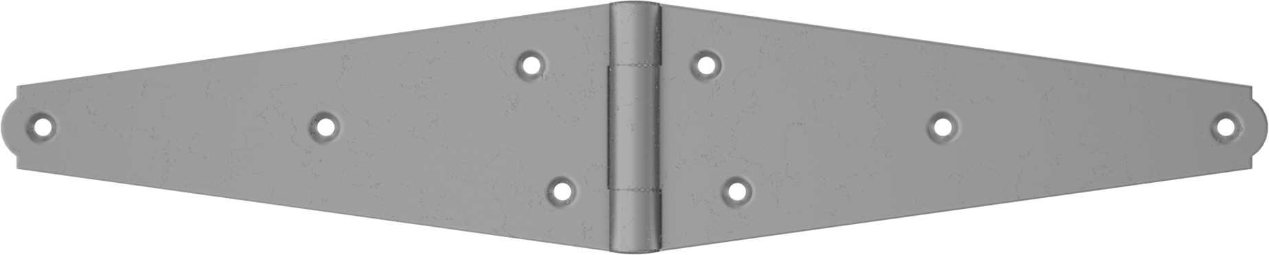 Kayış Menteşesi, Galvanizli Çelik, 3" x 7-11/16" Kapı Kanadı