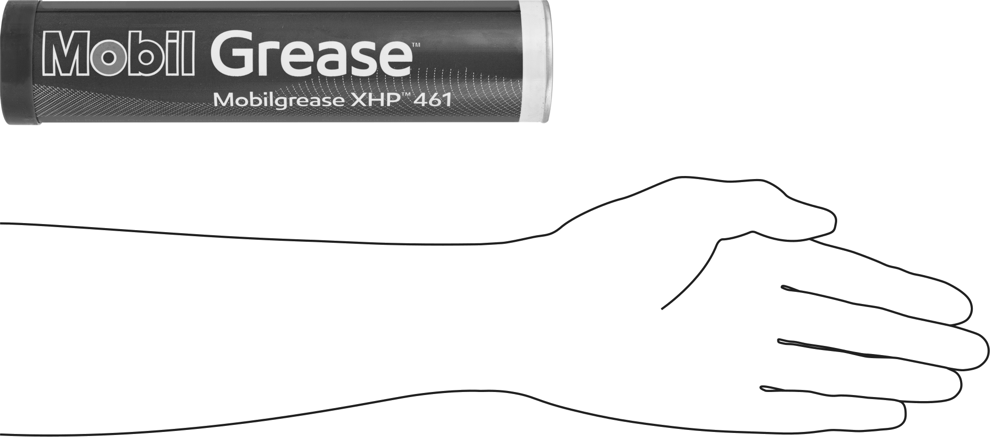 Lityum Kalınlaştırıcılı Mobil Gres, Mobil XHP 461, Yüksekliğinde Basınç, 13.7 FL. oz. Kartuş
